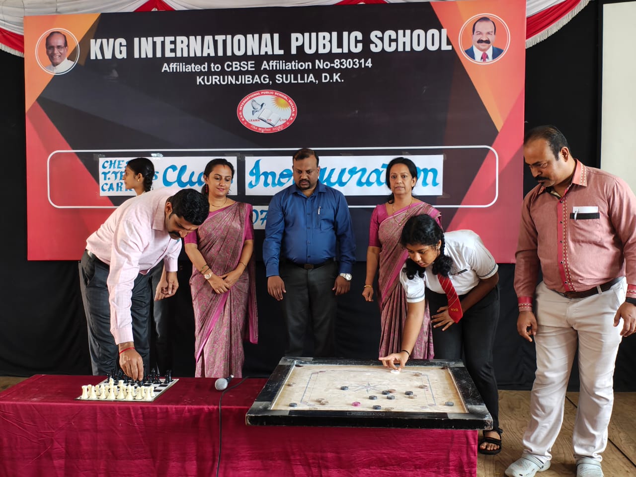 Table Tennis, Chess and Carrom Club Inauguration